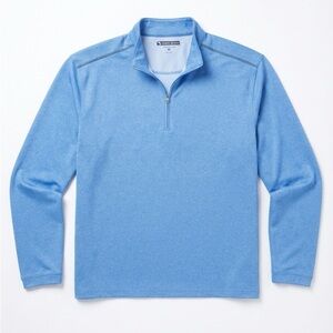 Pebble Beach Blue Quarter-Zip Sweatshirt